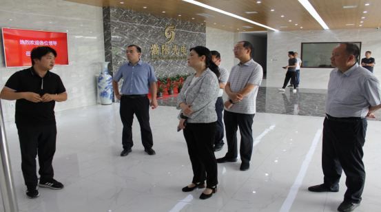 河南省科技厅党组成员、副厅长陶曼晞一行莅临公司调研